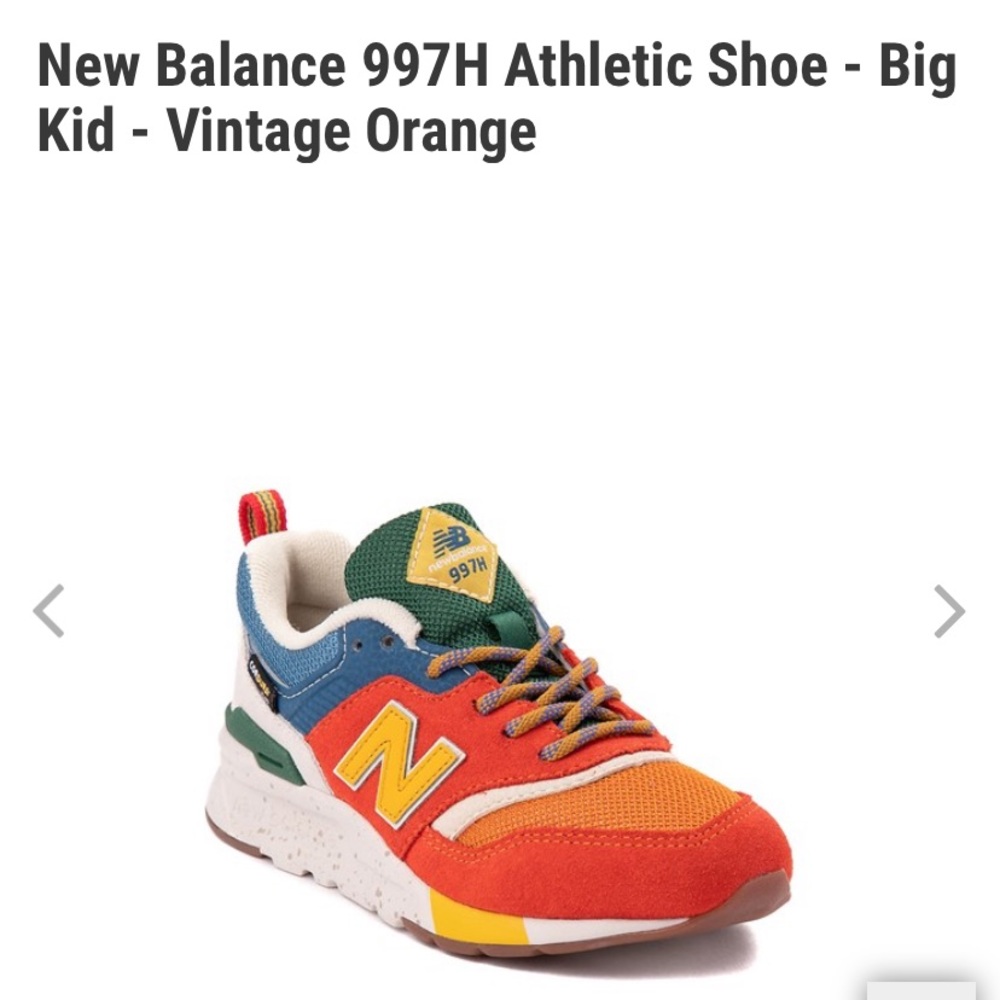 New Balance 997H Athletic shoes Vintage Orange